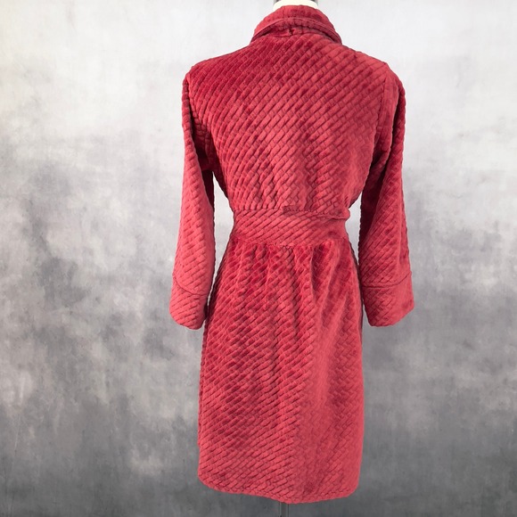Soft Surroundings Women Robe Medium Cozy Plush Lounge Sleepwear Loungewear - Picture 4 of 11